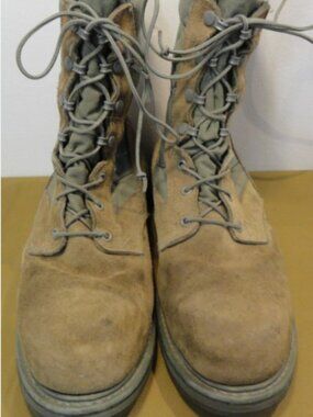 UFCW 8430 MILITARY USAF AIR FORCE COMBAT STEEL TOE BOOTS MENS SAGE GREEN 12W